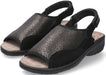 'Gisella' women's ergonomic wide fit (H) sandal - black - Chaplinshoes'Gisella' women's ergonomic wide fit (H) sandal - blackMephisto