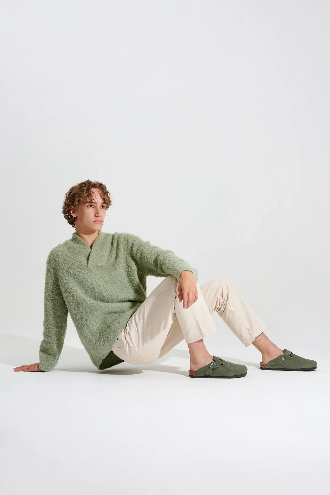 'Grado' men's outdoor clog - green - Chaplinshoes'Grado' men's outdoor clog - greenRohde