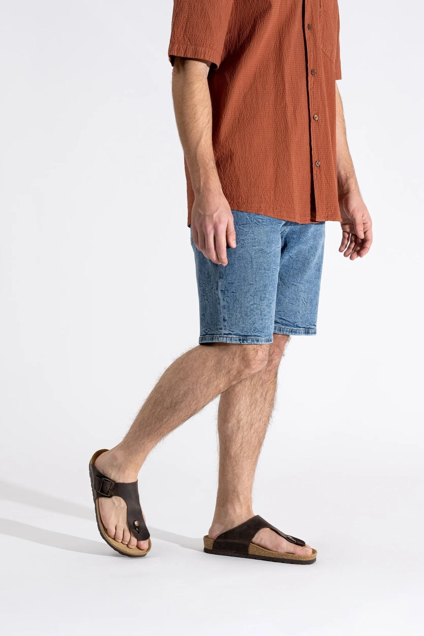 'Grado' men's slide toe sandal - brown - Chaplinshoes'Grado' men's slide toe sandal - brownRohde