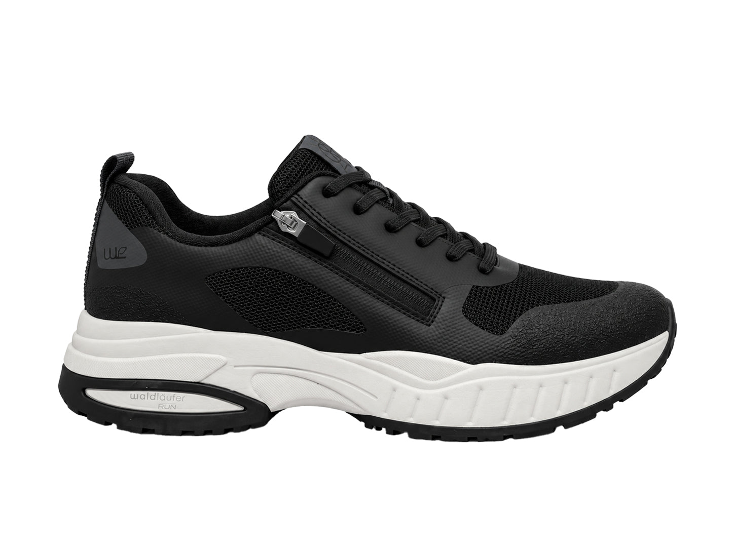 H Pero Men's Wide Fit (H) Walking Sneakers - Black