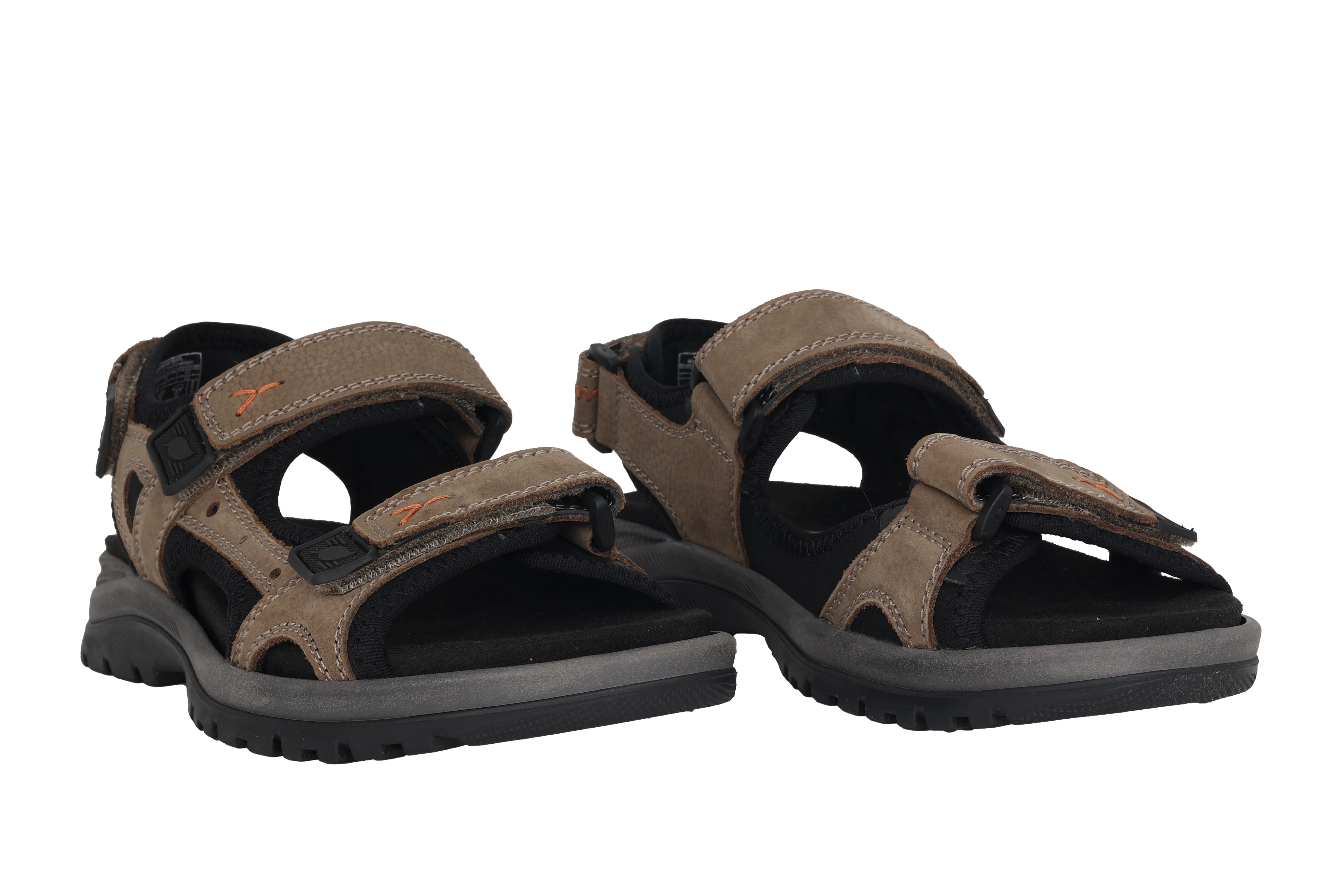 Sandale coupe large (H) pour hommes 'H-Taro' - marron