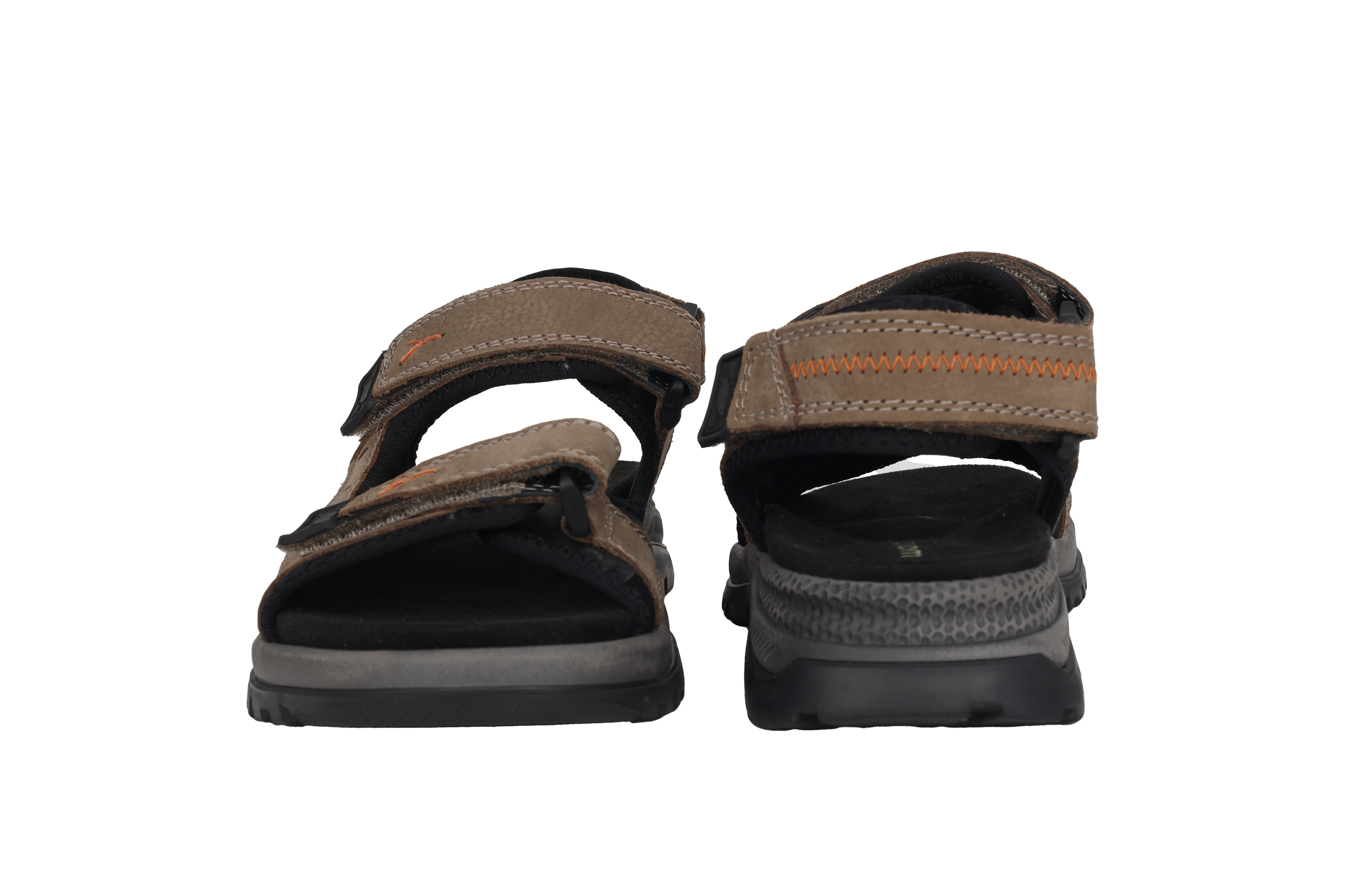 Sandale coupe large (H) pour hommes 'H-Taro' - marron