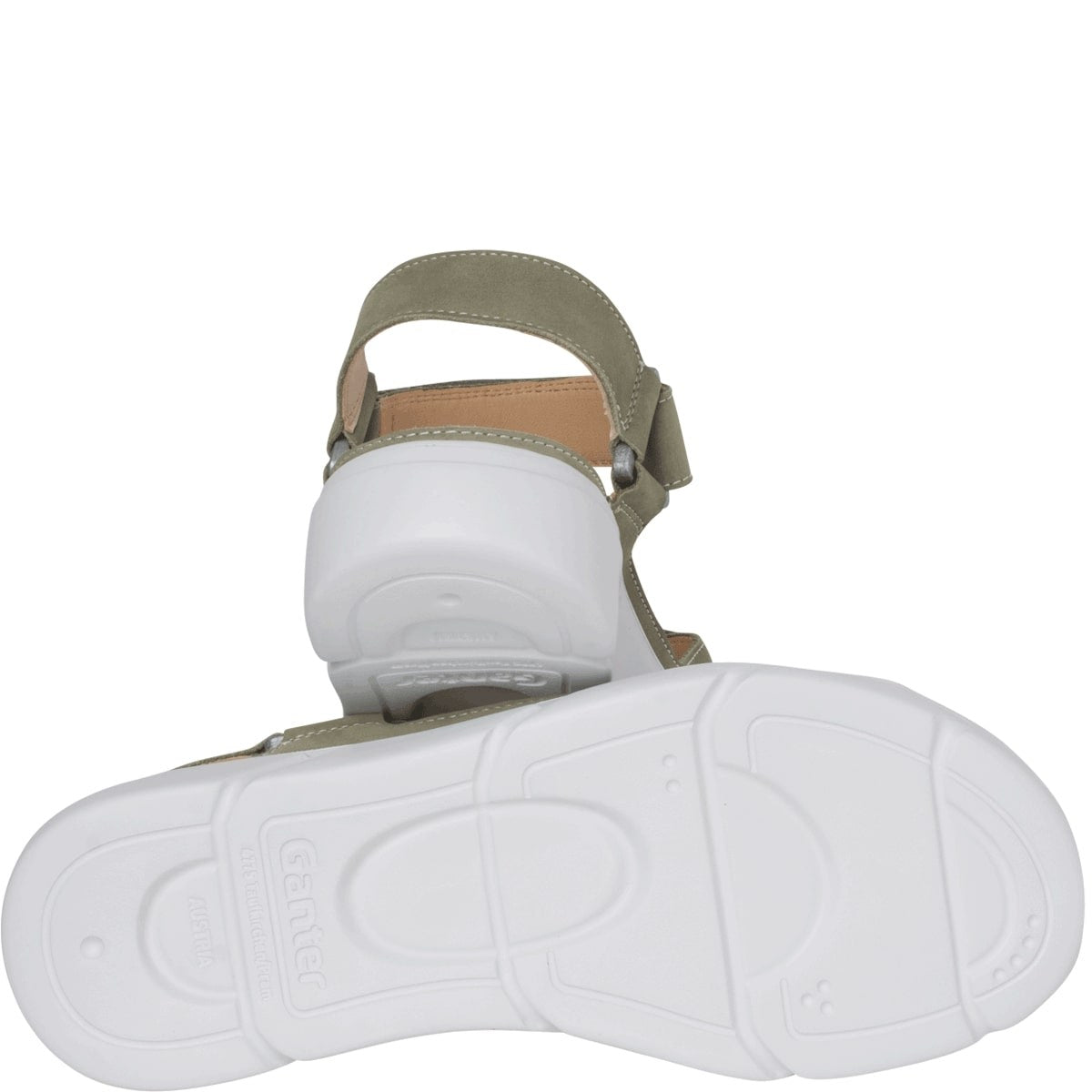 'Halina' women's wide fit (H) sandal - green - Chaplinshoes'Halina' women's wide fit (H) sandal - greenGanter