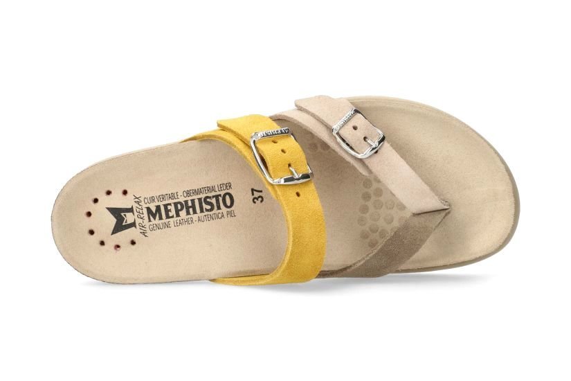 'Happy' women's sandal - Beige Yellow - Chaplinshoes'Happy' women's sandal - Beige YellowMephisto