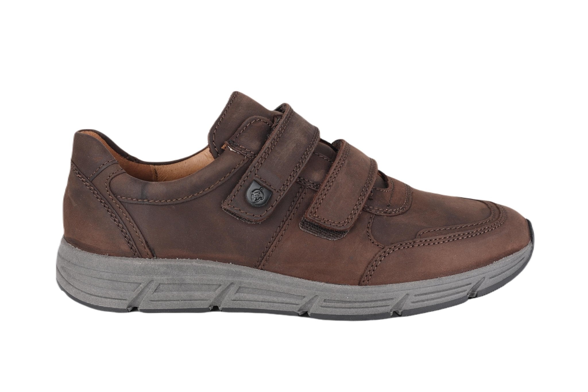 'Haslo' men's wide fit (H) strap shoe - Brown - Chaplinshoes'Haslo' men's wide fit (H) strap shoe - BrownWaldläufer