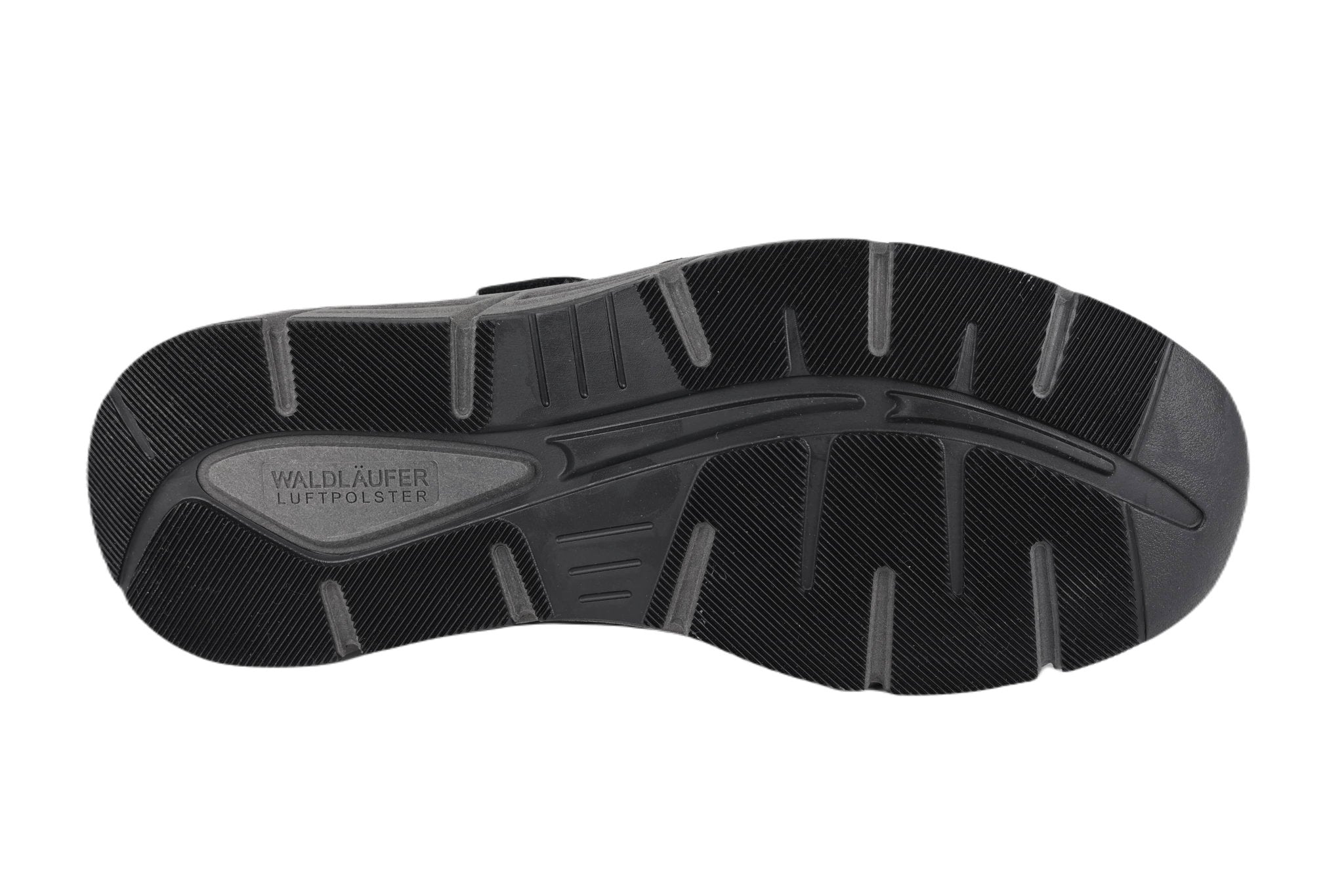 'Haslo' men's wide fit (H) strap shoes - black - Chaplinshoes'Haslo' men's wide fit (H) strap shoes - blackWaldläufer