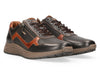 'Hatchback' men's lace - zip sneaker - Black cognac mix - Chaplinshoes'Hatchback' men's lace - zip sneaker - Black cognac mixAustralian