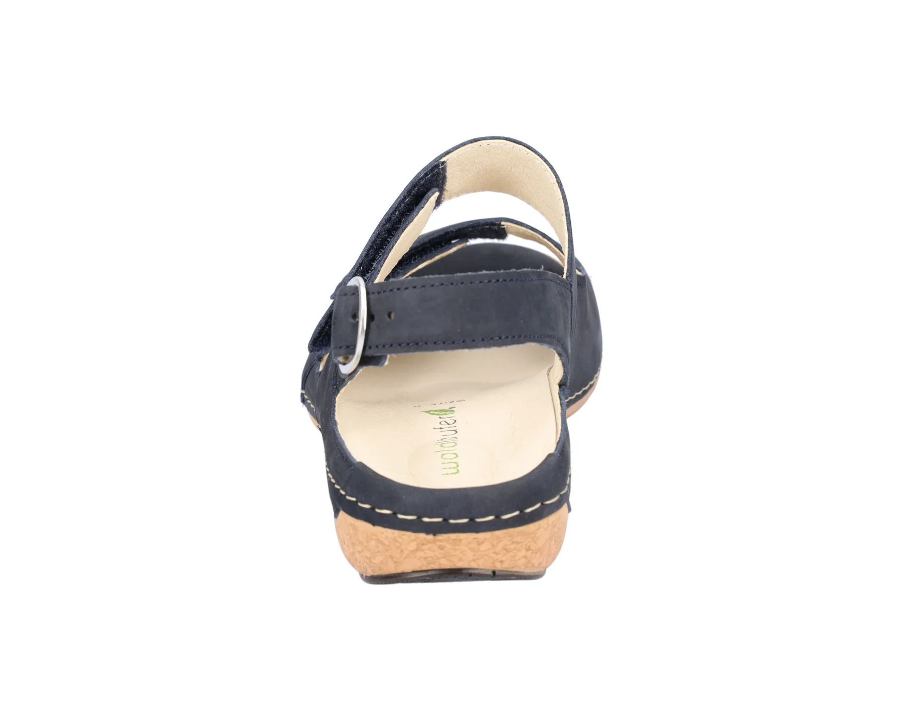 'Heliett' sandal med bred pasform (H) til kvinder - blå