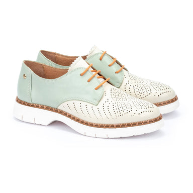 'Henares' women's summer lace - up shoe - Green mix - Chaplinshoes'Henares' women's summer lace - up shoe - Green mixPikolinos