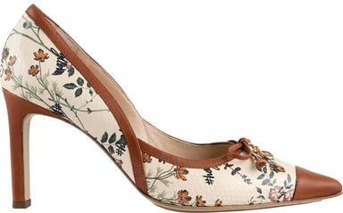 Högl Pumps LILETTE 1 - 107018 - 2410 beige/brown flowerprint - ChaplinshoesHögl Pumps LILETTE 1 - 107018 - 2410 beige/brown flowerprintHögl