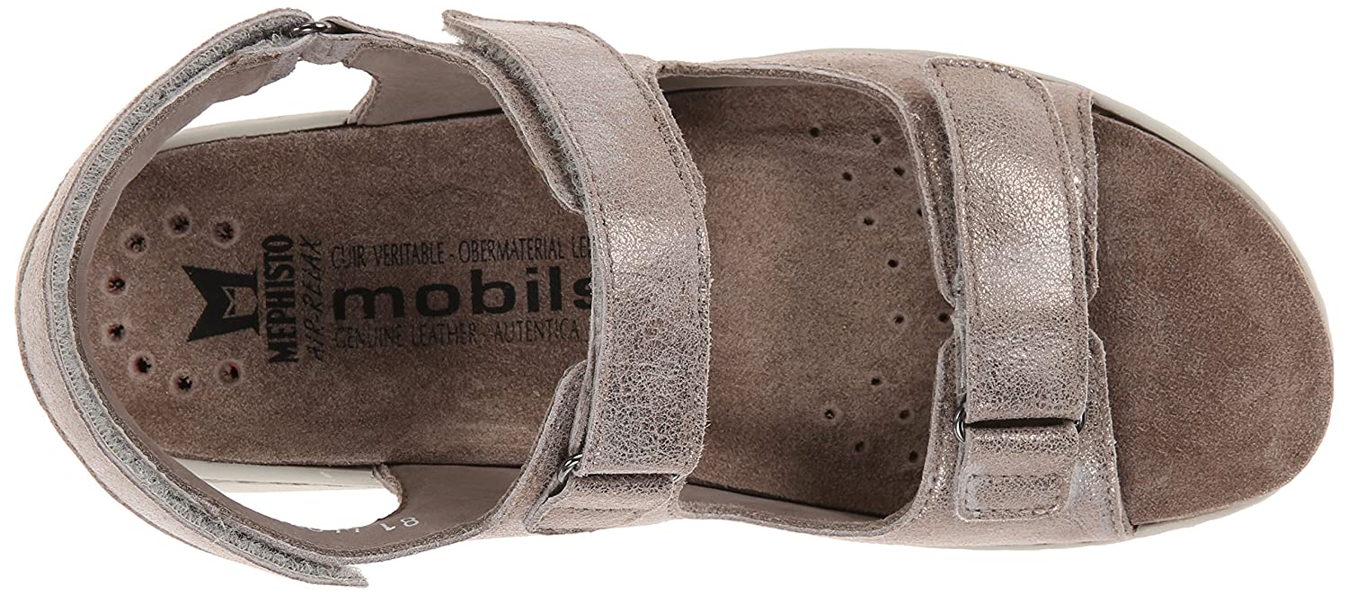 Sandalo ergonomico da donna vestibilità ampia (H) 'ILONA' - Tortora - ChaplinshoesSandalo ergonomico da donna con vestibilità ampia (H) 'ILONA' - TaupeMephisto