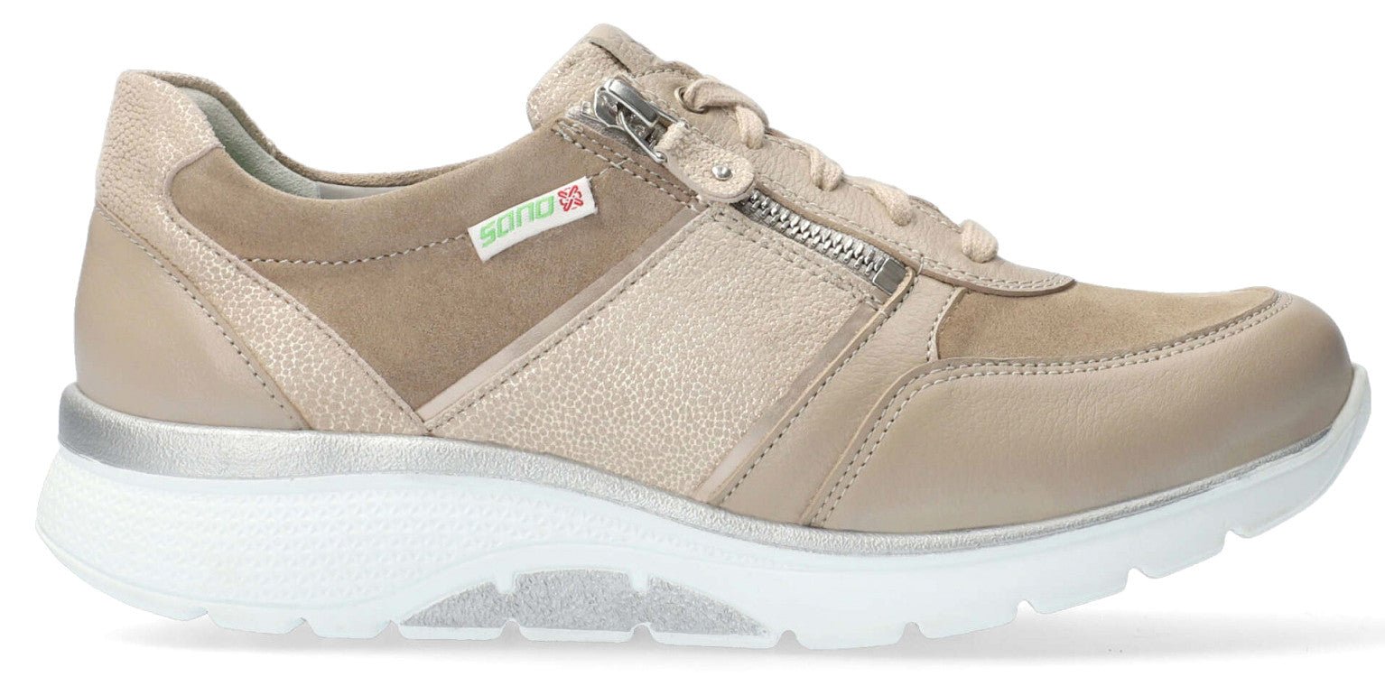 'IZAE' women's walking rolling wide fit (H) shoes - taupe - Chaplinshoes'IZAE' women's walking rolling wide fit (H) shoes - taupeMephisto
