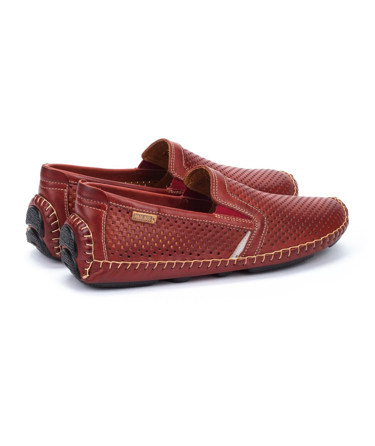 'Jerez' men's perforated loafer - Red