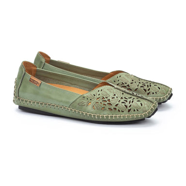 'Jerez' women's perforated loafer - green - Chaplinshoes'Jerez' women's perforated loafer - greenPikolinos