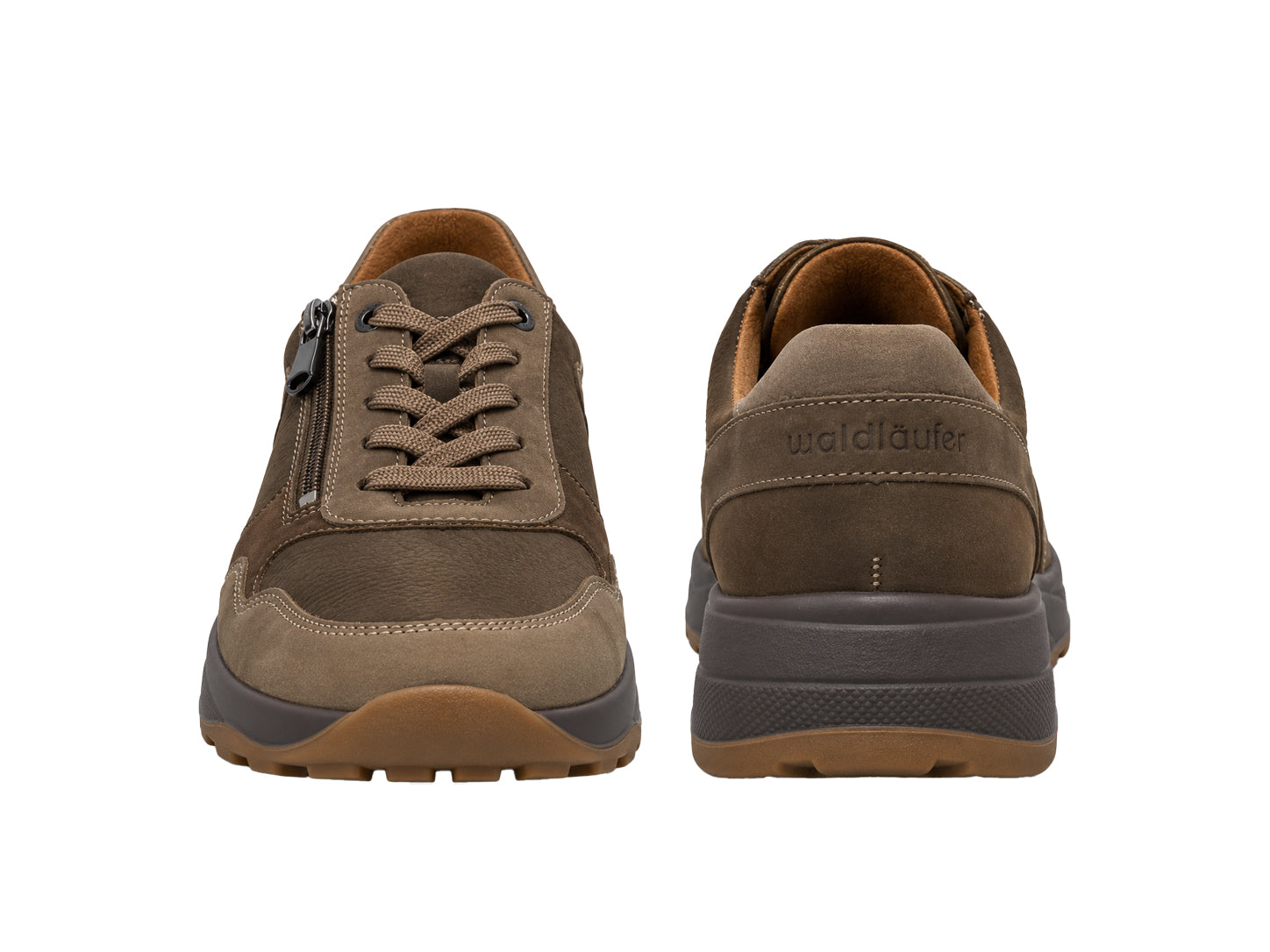 Herren-Schnürsneaker 'K-John' mit sehr weiter Passform (K) – Braun