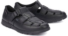'Kenneth' men's ergonomic wide fit (H) sandal - Black - Chaplinshoes'Kenneth' men's ergonomic wide fit (H) sandal - BlackMephisto