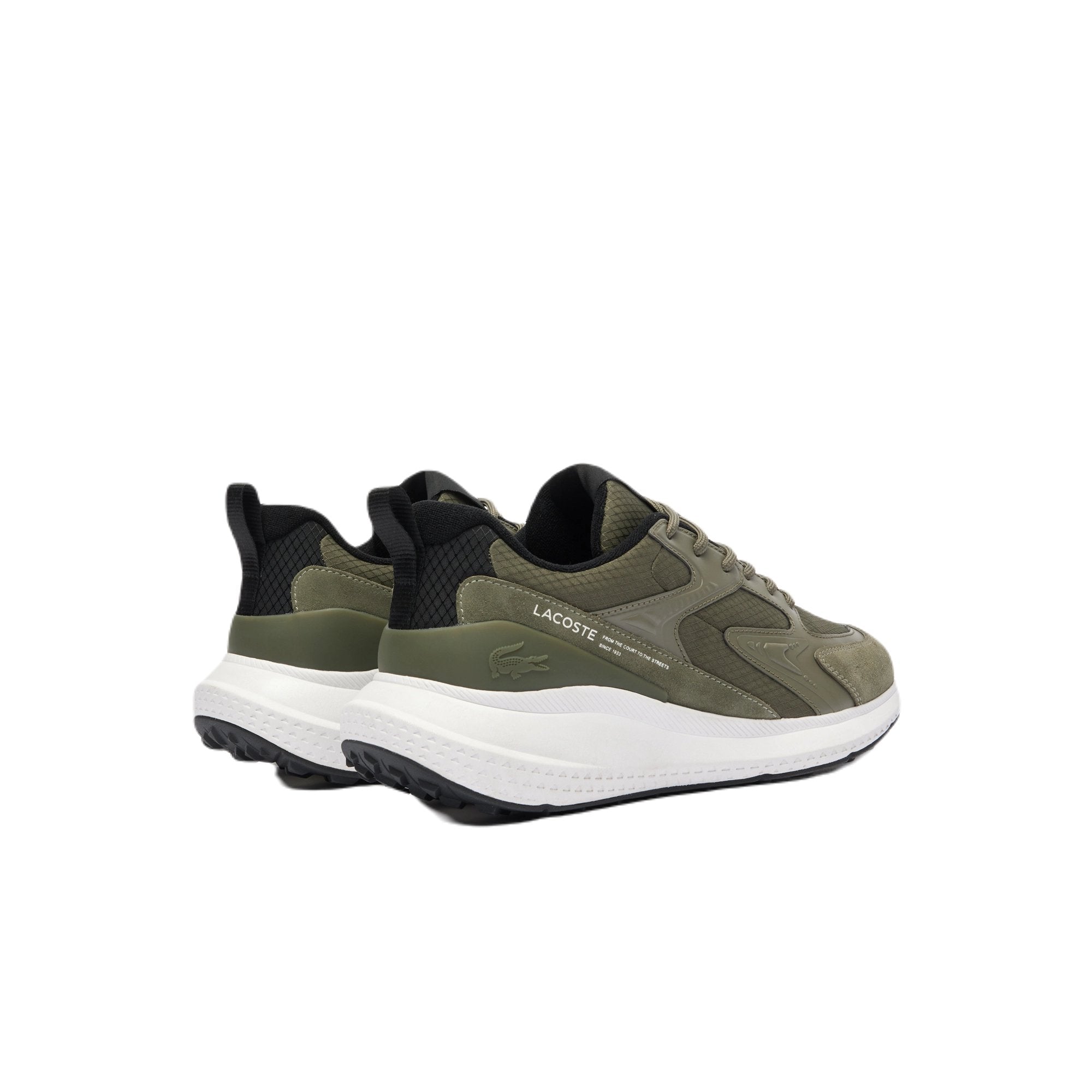 Herensneaker met veters 'L003 Evo' - groen - ChaplinshoesHerensneaker met veters 'L003 Evo' - groenLacoste