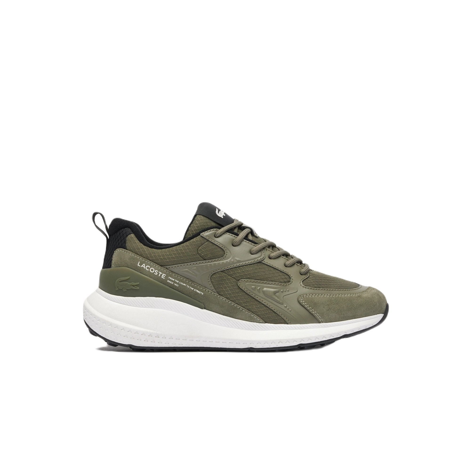 Herensneaker met veters 'L003 Evo' - groen - ChaplinshoesHerensneaker met veters 'L003 Evo' - groenLacoste
