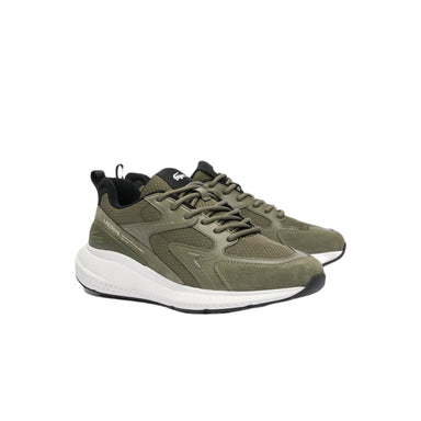 'L003 Evo' men's lace - up sneaker - green - Chaplinshoes'L003 Evo' men's lace - up sneaker - greenLacoste
