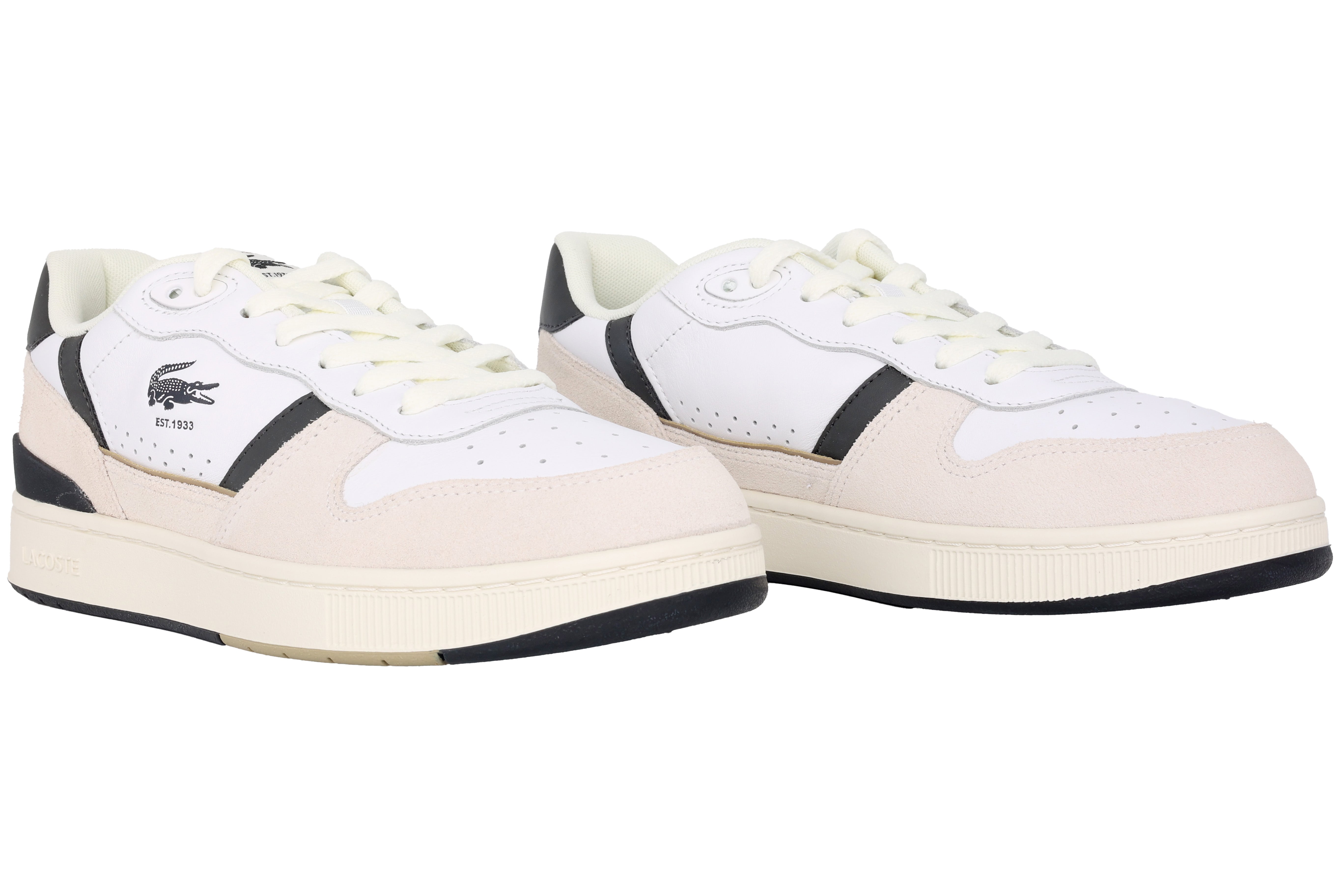 'T-clip set' men's lace-up sneaker - white mix