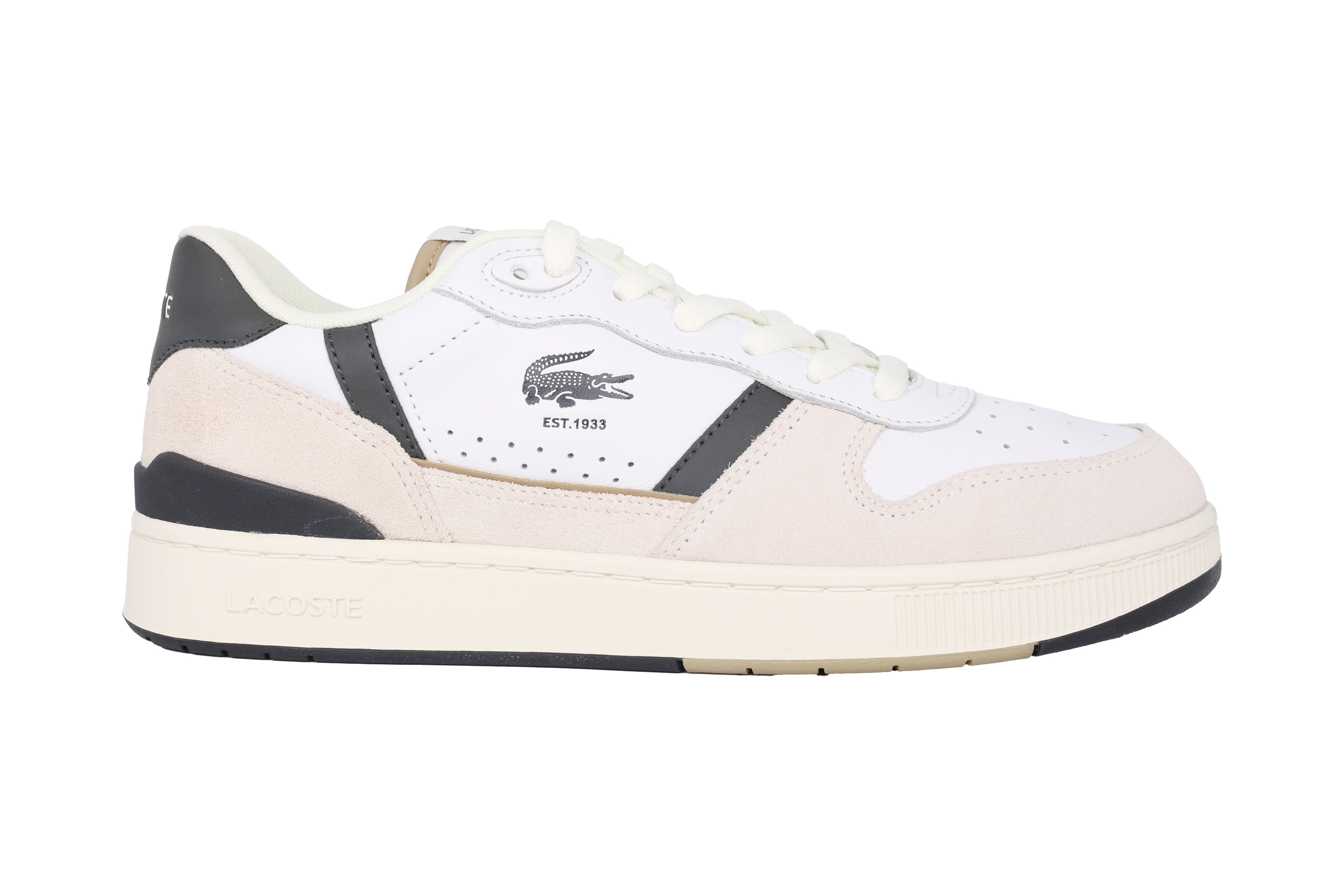 'T-clip set' men's lace-up sneaker - white mix