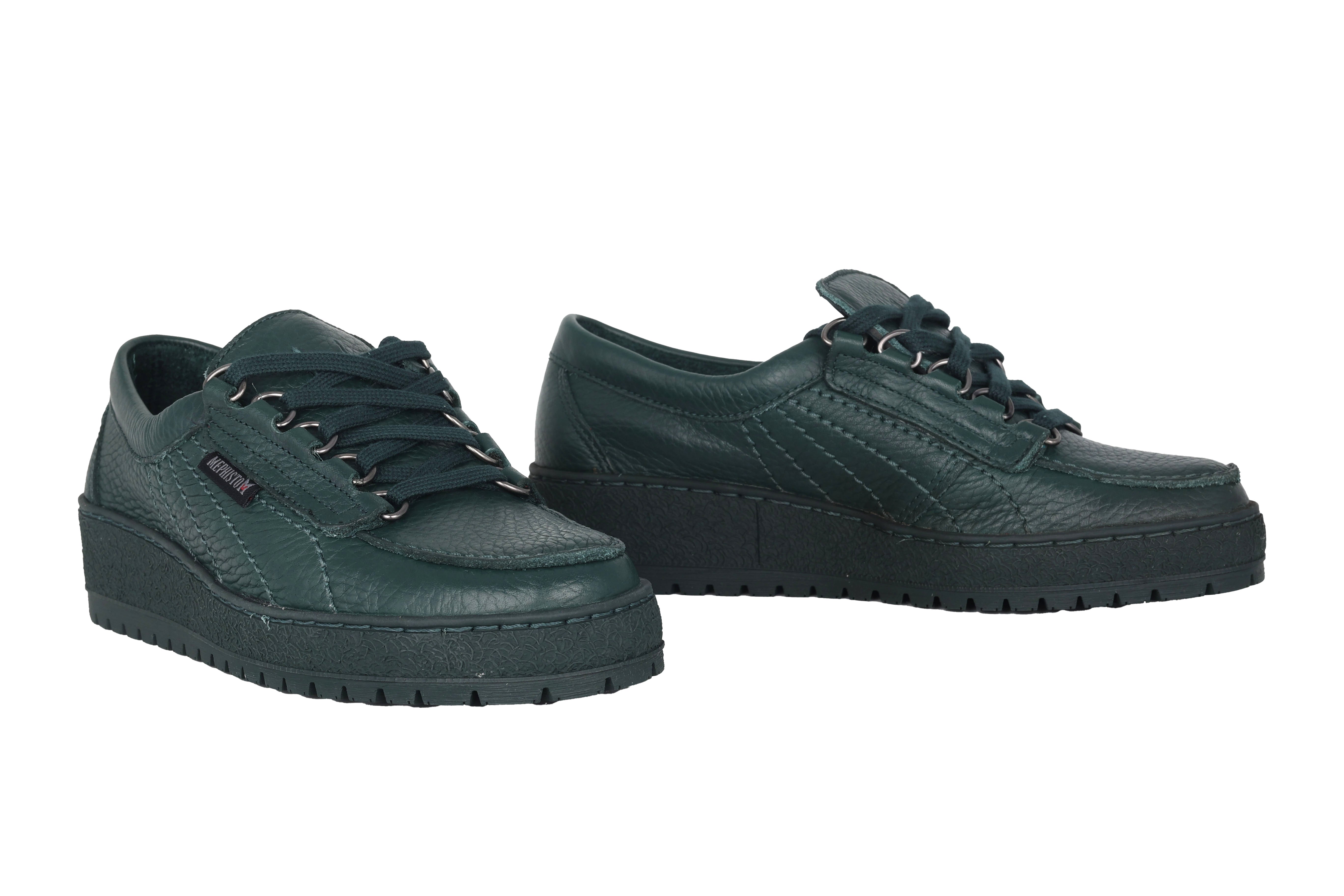 'Lady' women's Mephisto originals lace-up shoe - green