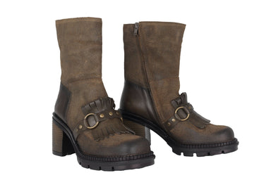 'Laisa - D955' women's ankle boot - green - Chaplinshoes'Laisa - D955' women's ankle boot - greenFelmini