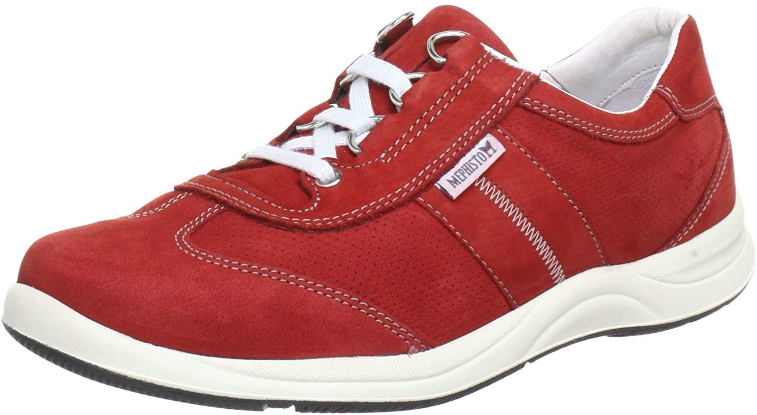 Dames wandelsneaker 'LASER PERF' - Rood - ChaplinshoesDames wandelsneaker 'LASER PERF' - RoodMephisto