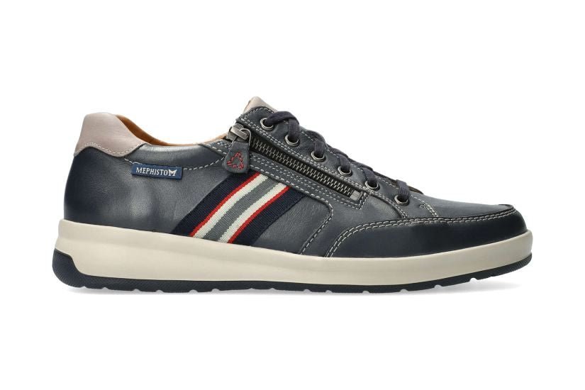 'Lisandro' - Zapatilla deportiva con cordones y cremallera para hombre - azul - Chaplinshoes'Lisandro' Zapatillas de hombre con cordones y cremallera - azulMephisto