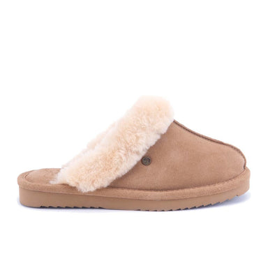 'Lismore' women's warmlined home slipper - Beige - Chaplinshoes'Lismore' women's warmlined home slipper - BeigeWarmbat
