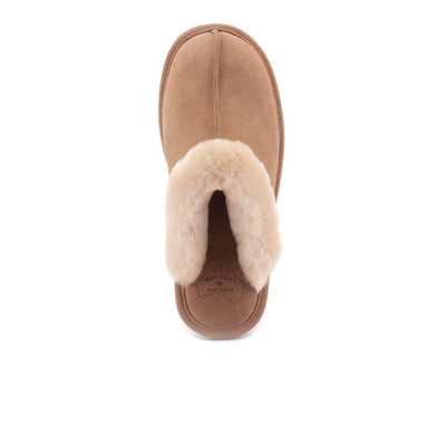 'Lismore' women's warmlined home slipper - Beige - Chaplinshoes'Lismore' women's warmlined home slipper - BeigeWarmbat