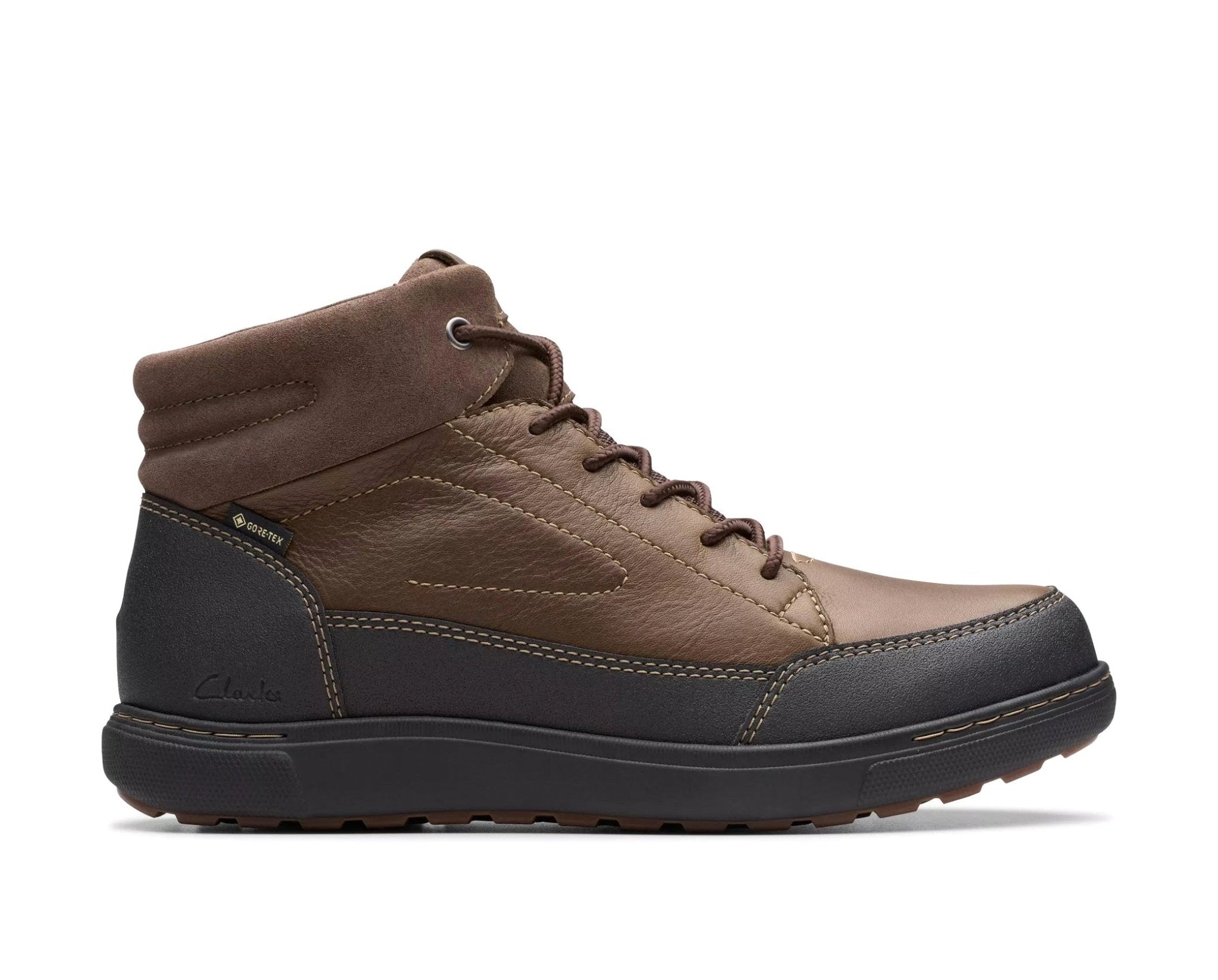 'Mapstone hi GTX' men's goretex waterproof boot - Brown - Chaplinshoes'Mapstone hi GTX' men's goretex waterproof boot - BrownClarks