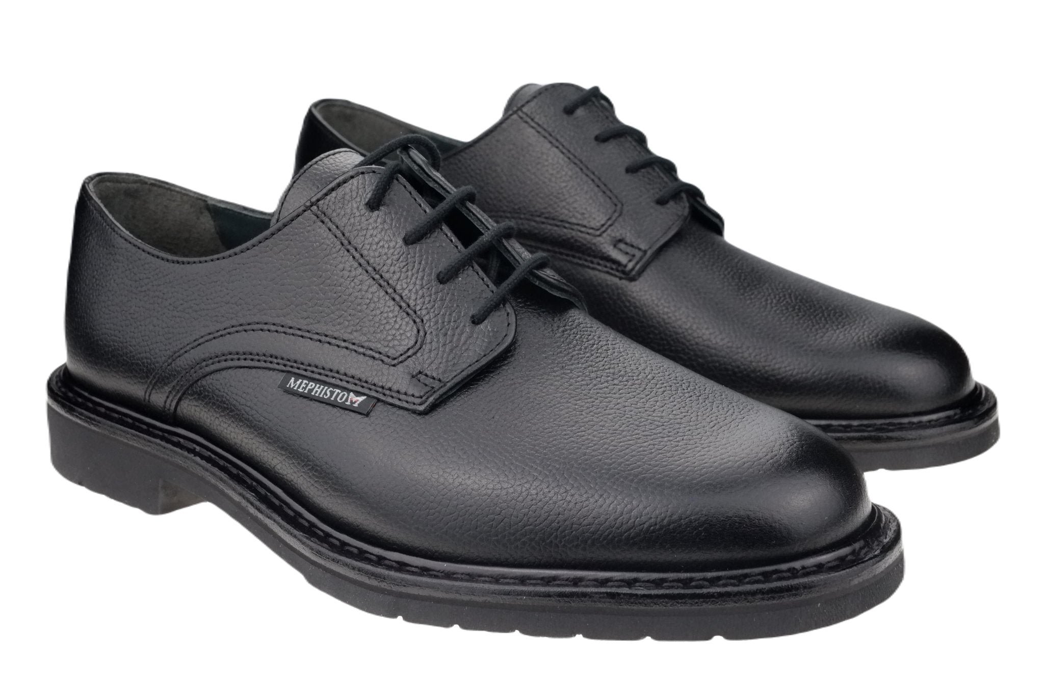 Zapato con cordones hecho a mano 'Marlon' Goodyear para hombre - negro - Chaplinshoes'Marlon' zapato con cordones hecho a mano Goodyear para hombre - negroMephisto