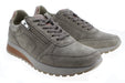 'Matteo' men's wide fit (H) lace - zip sneaker - Grey - Chaplinshoes'Matteo' men's wide fit (H) lace - zip sneaker - GreyAra