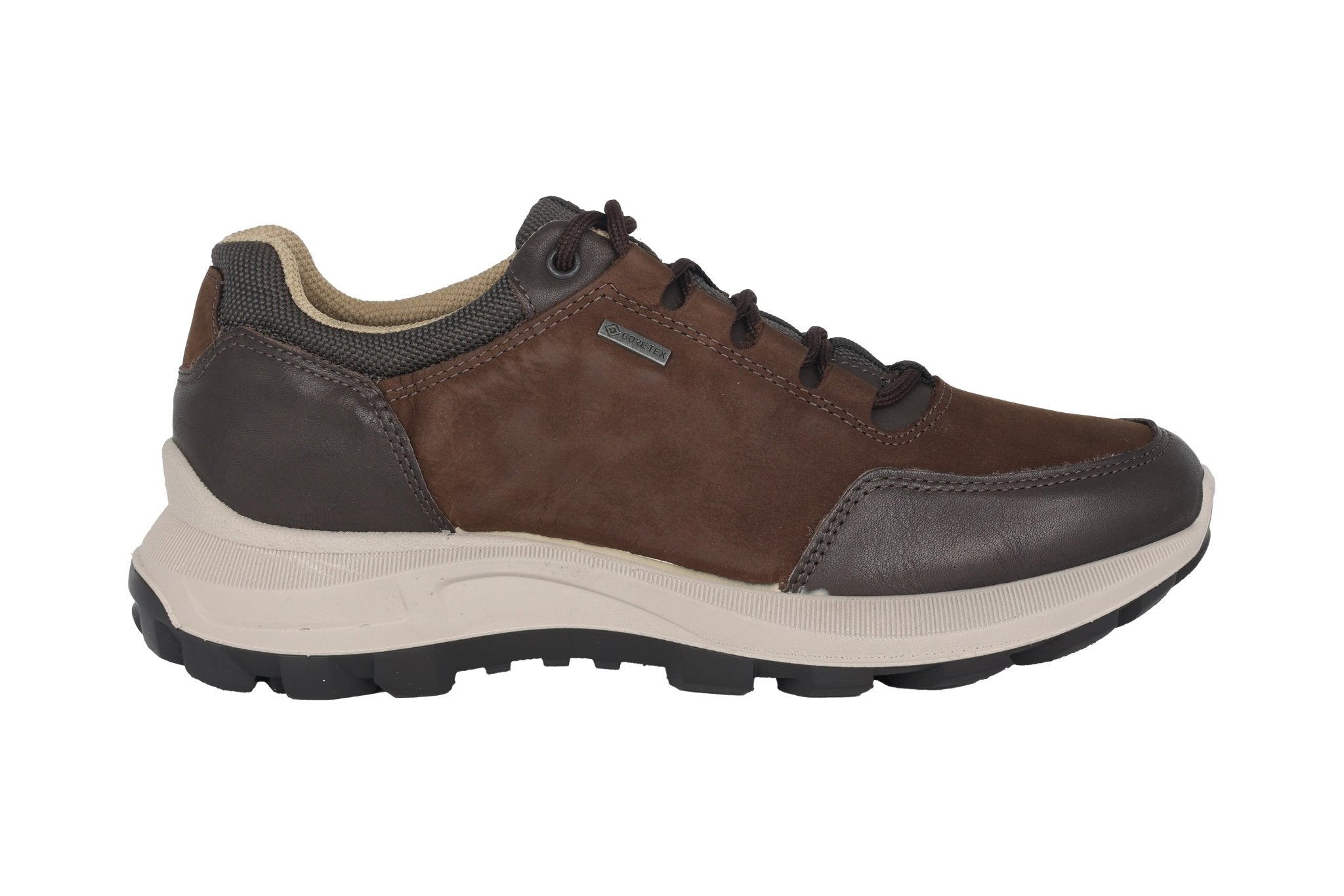 'Mauro' goretex waterdichte heren wandelsneaker - Bruin - Chaplin schoenen Mauro' gore tex waterdichte heren wandelsneaker - BrownAra