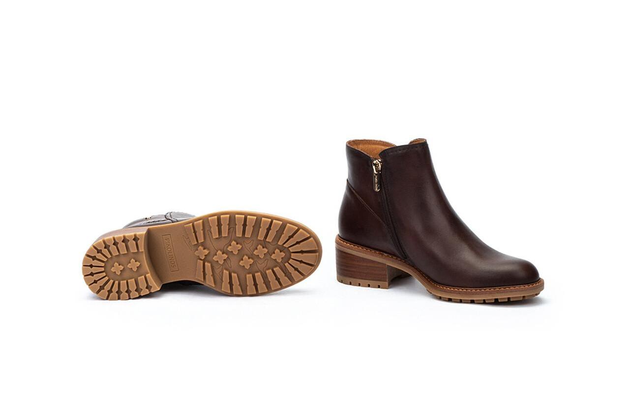 Dames enkellaars 'Medina' - Bruin