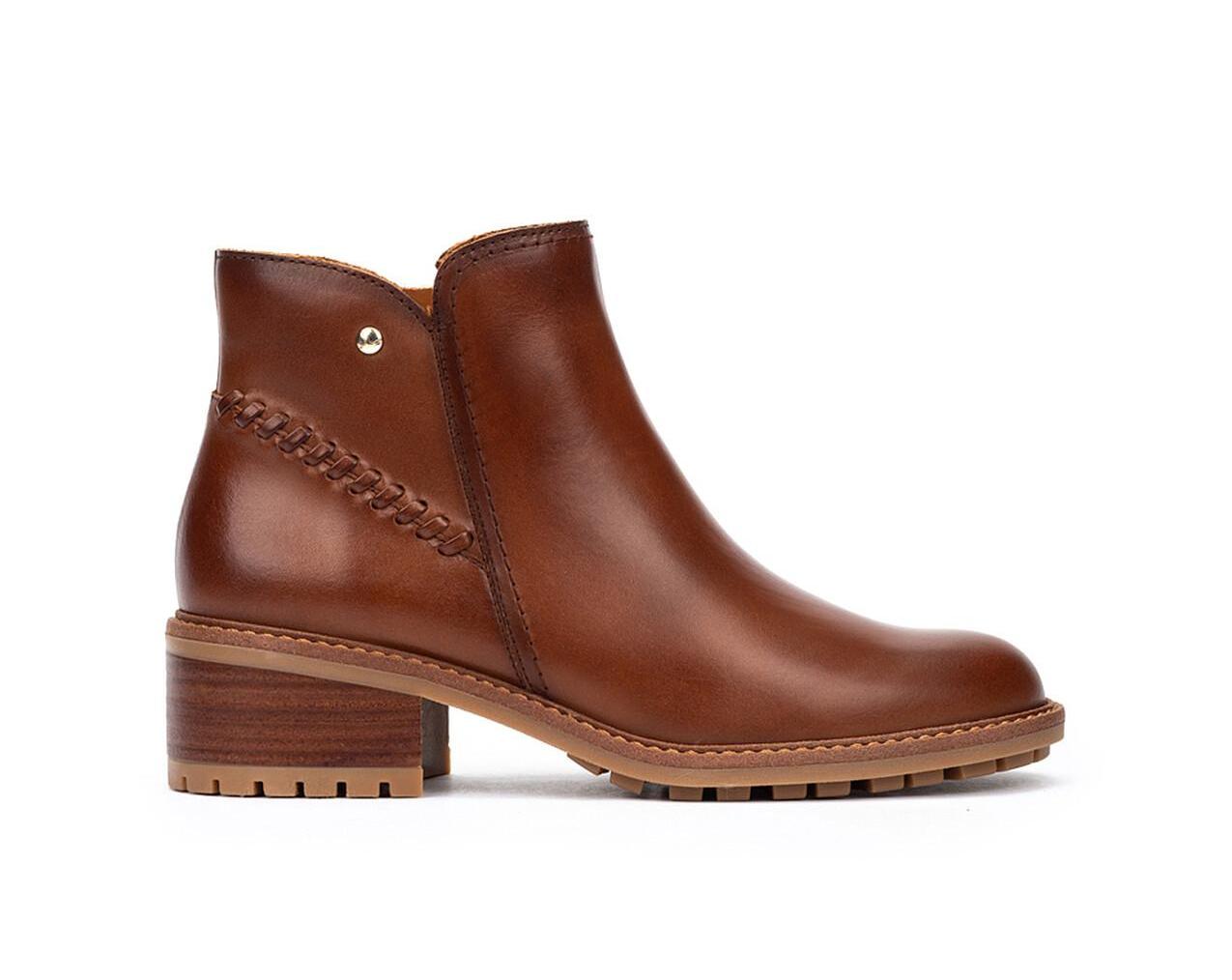 Dames enkellaars 'Medina' - Bruin