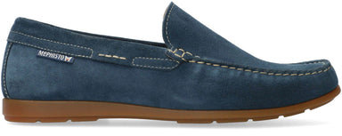Mephisto ALGORAS Men's Mocassin - Blue Suede - ChaplinshoesMephisto ALGORAS Men's Mocassin - Blue SuedeMephisto