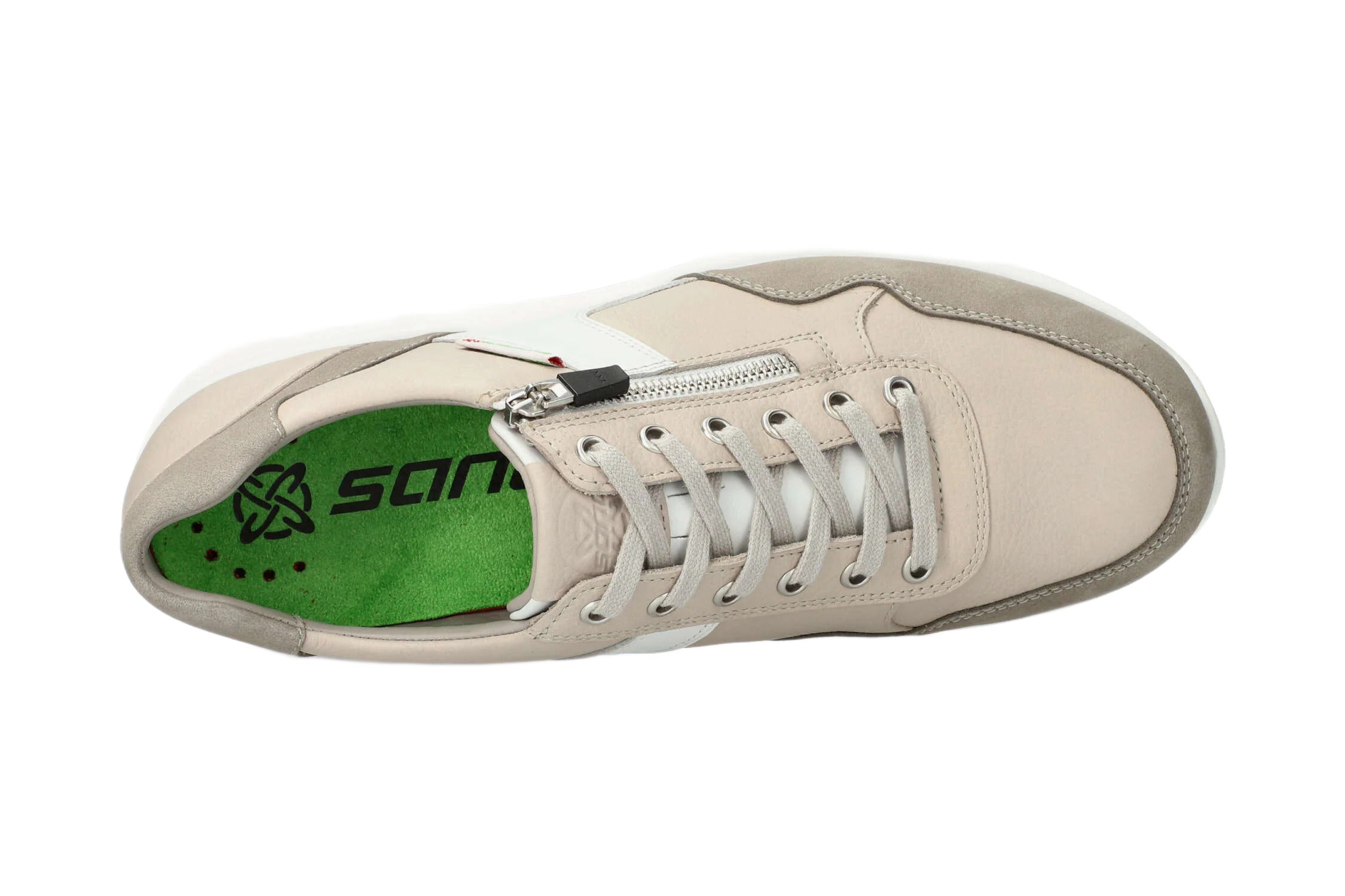 'Amory' men's walking rolling wide fit (H) sneaker - grey