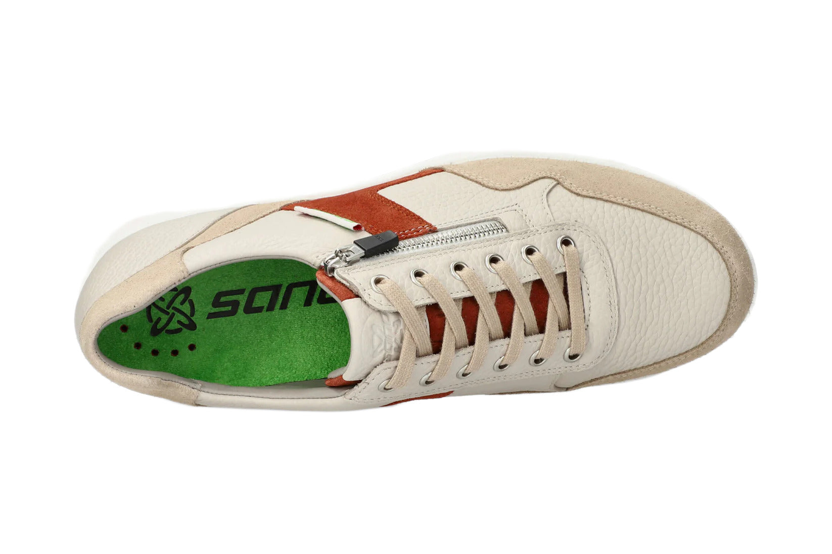 Tênis masculino 'Amory' de ajuste largo (H) - bege