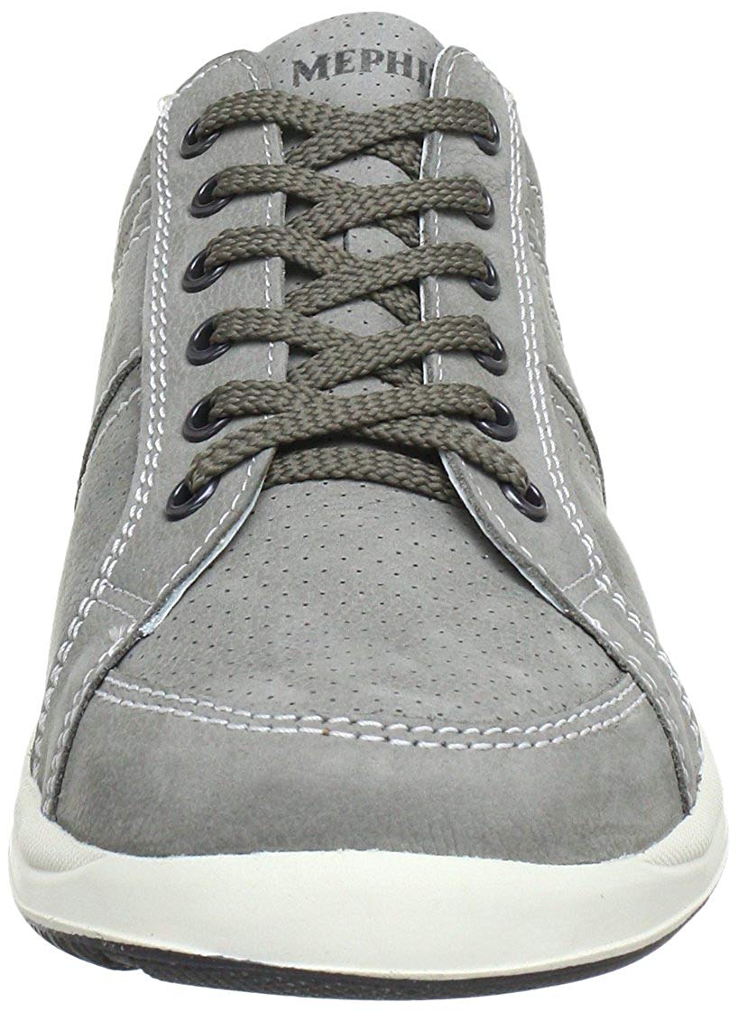 Mephisto HERO PERF light grey nubuck sporty laceshoe for men - ChaplinshoesMephisto HERO PERF light grey nubuck sporty laceshoe for menMephisto
