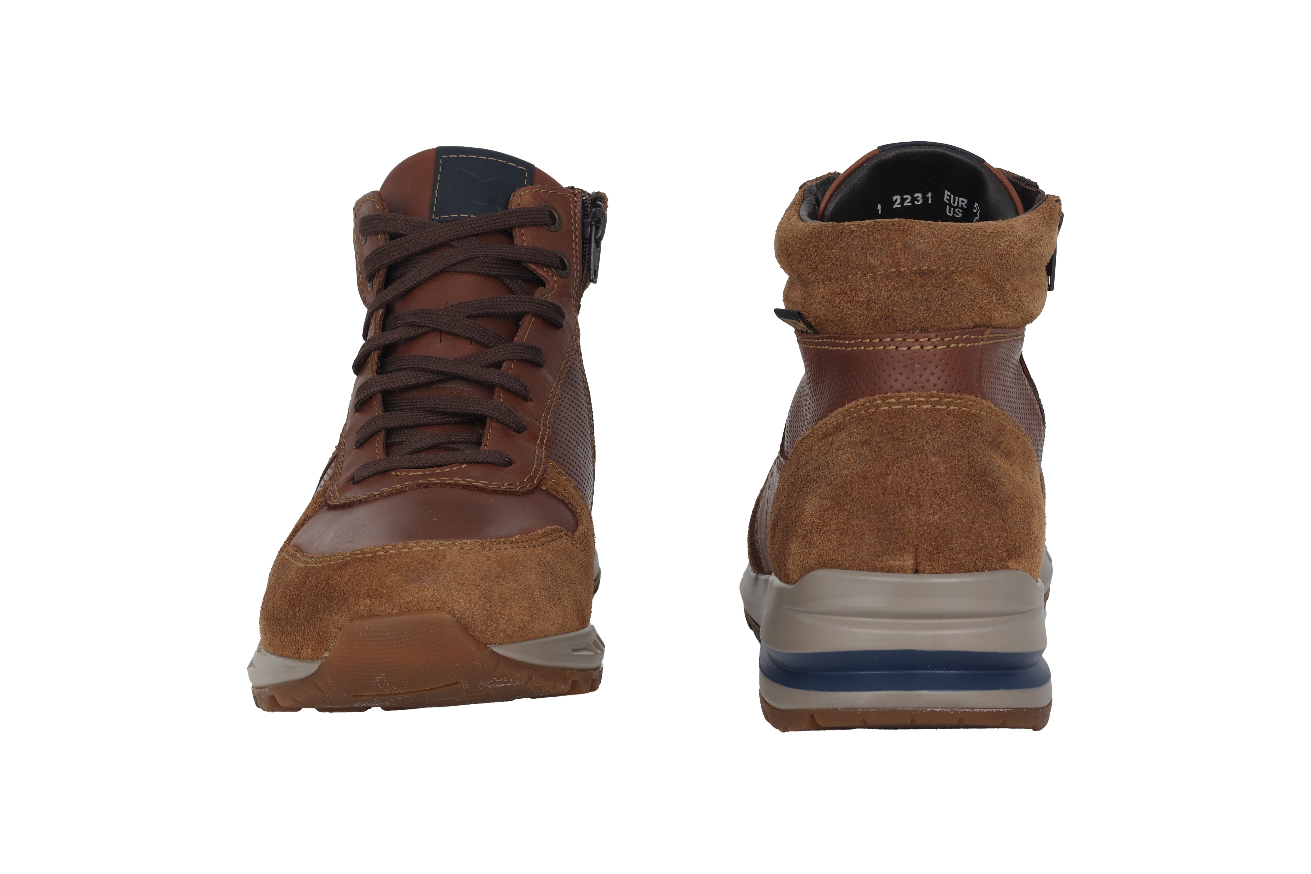 'BORAN' men's ankle boot - Brown