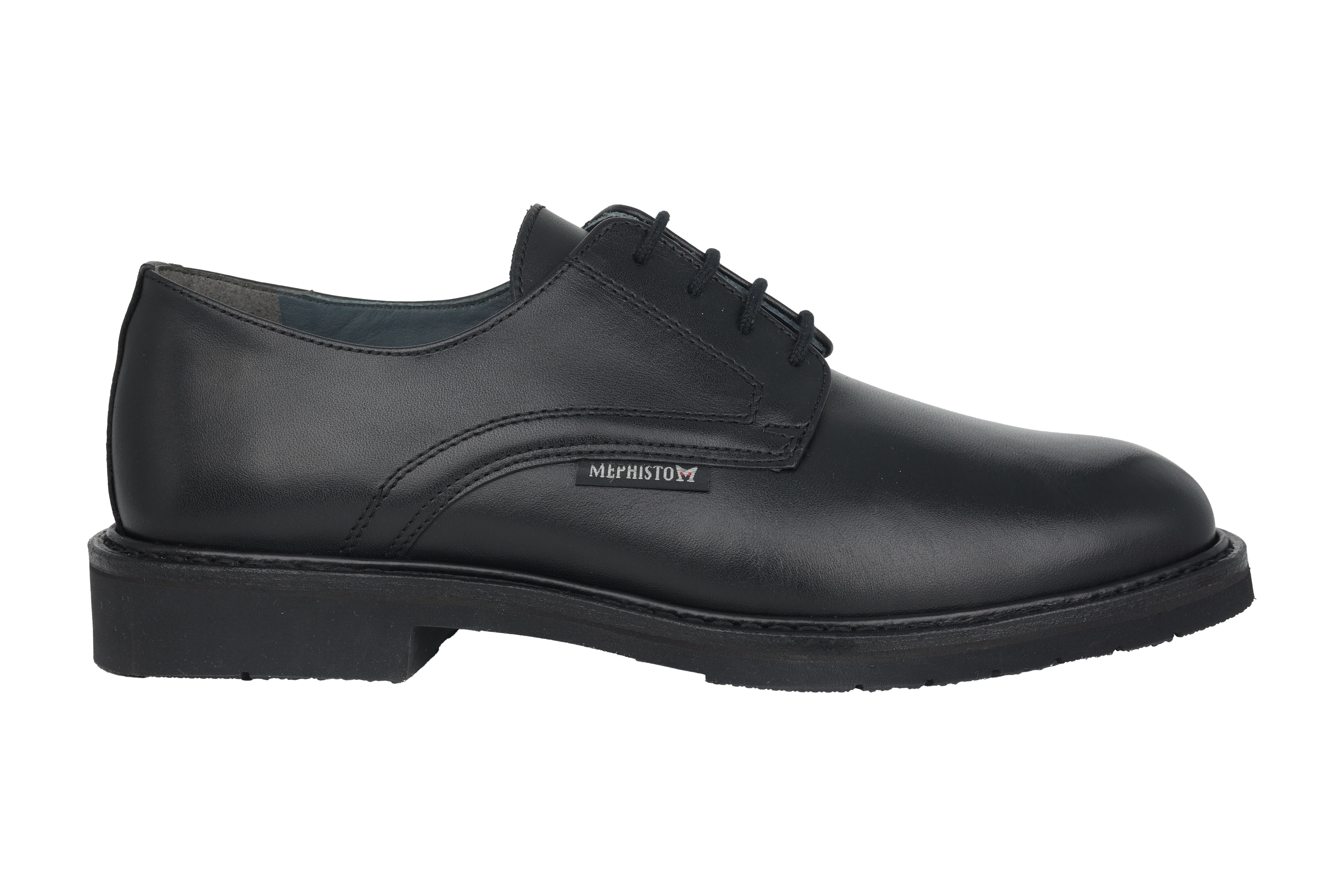 Zapatos con cordones hechos a mano 'Marlon' Goodyear para hombre - negro