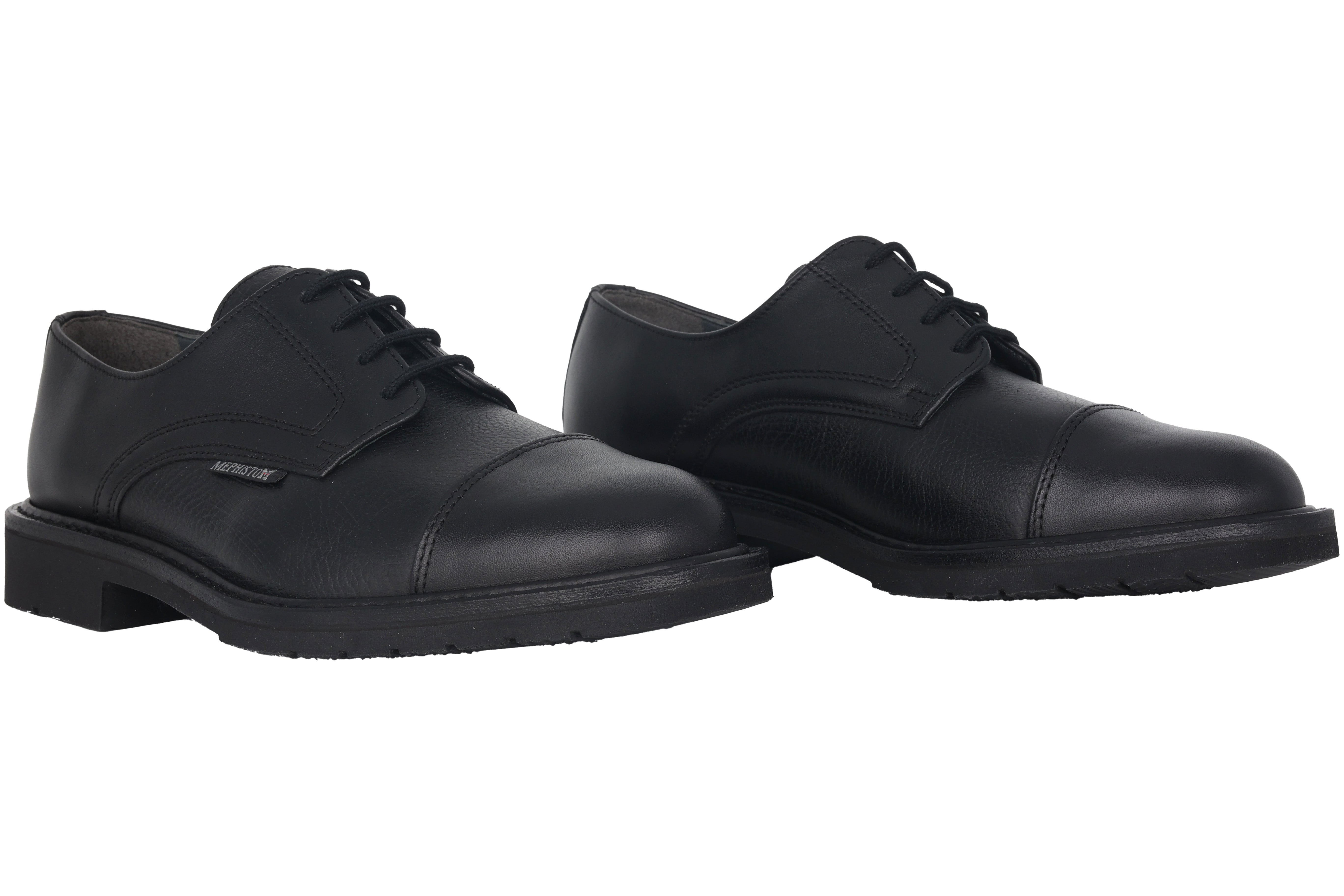 'Melchior' men's handmade lace-up shoe - Black
