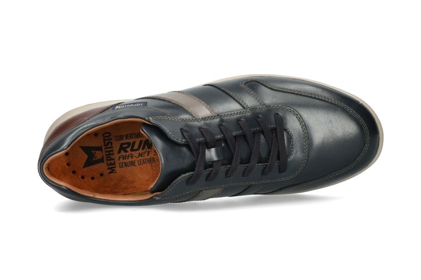 Baskets à lacets pour hommes 'Vito' - Bleu