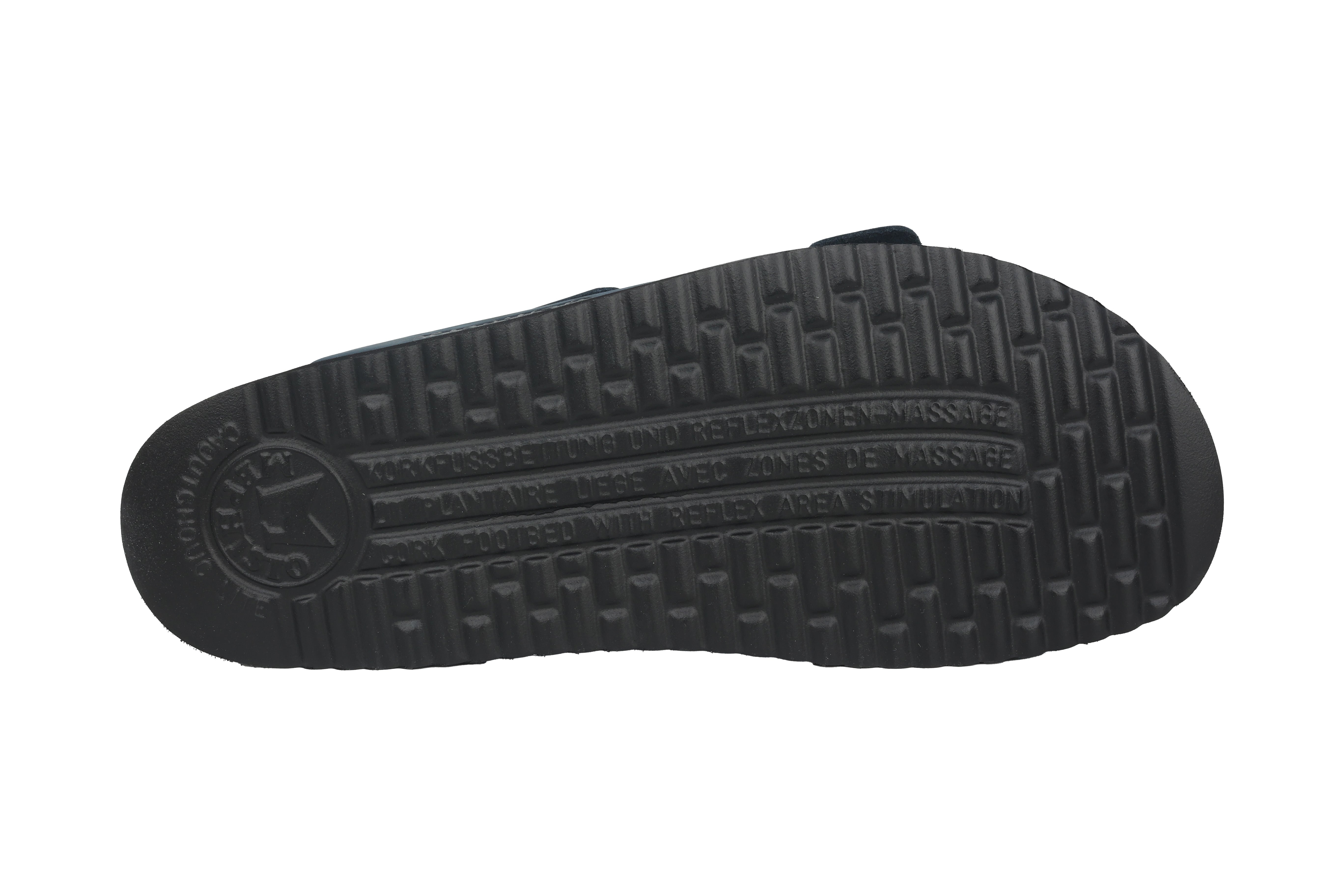 Sandale à glissière double bride pour hommes 'Nerio' - bleu