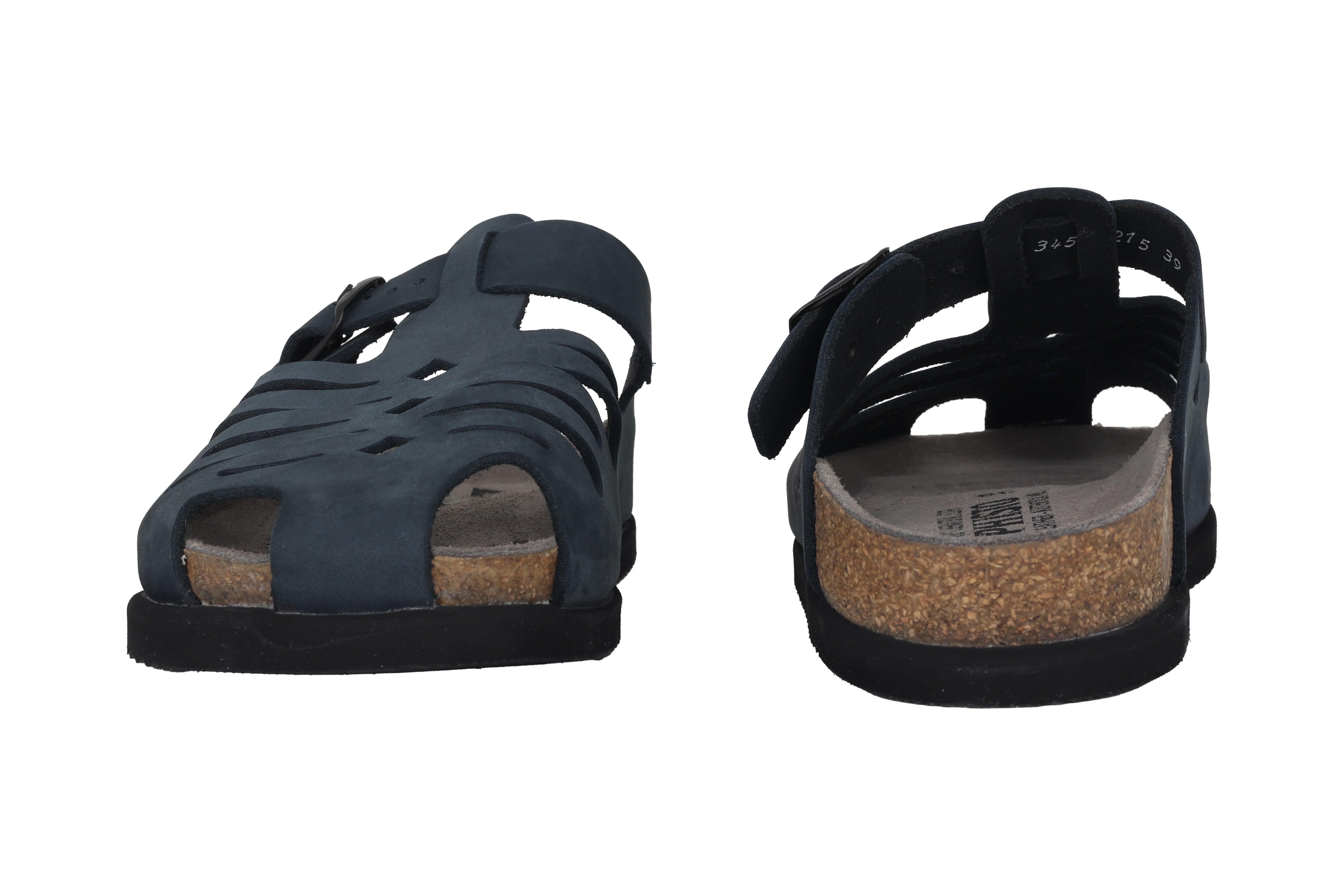 Heren 'Nikos' slipper sandaal - marine