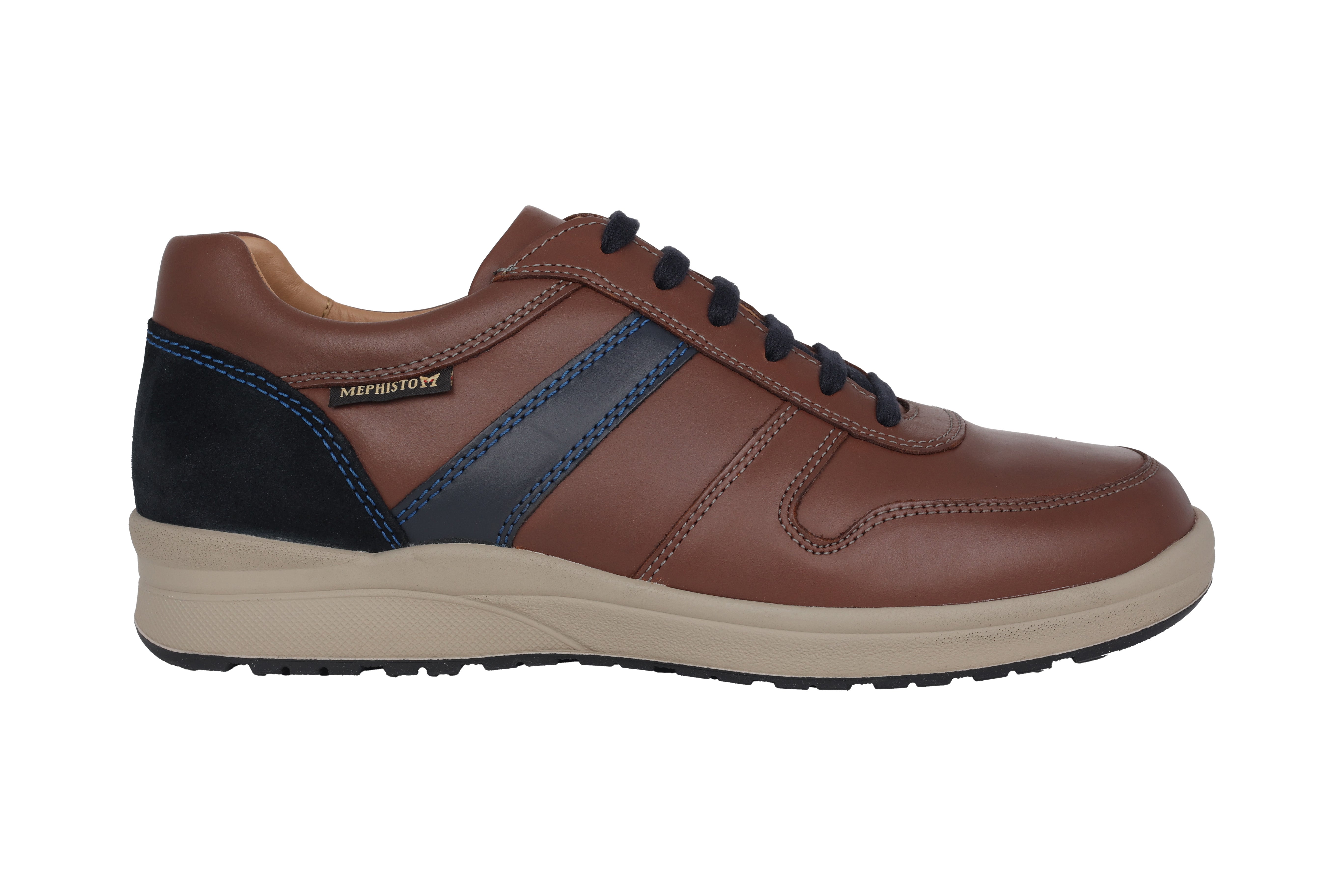 'Vito' men's lace-up sneaker - Brown