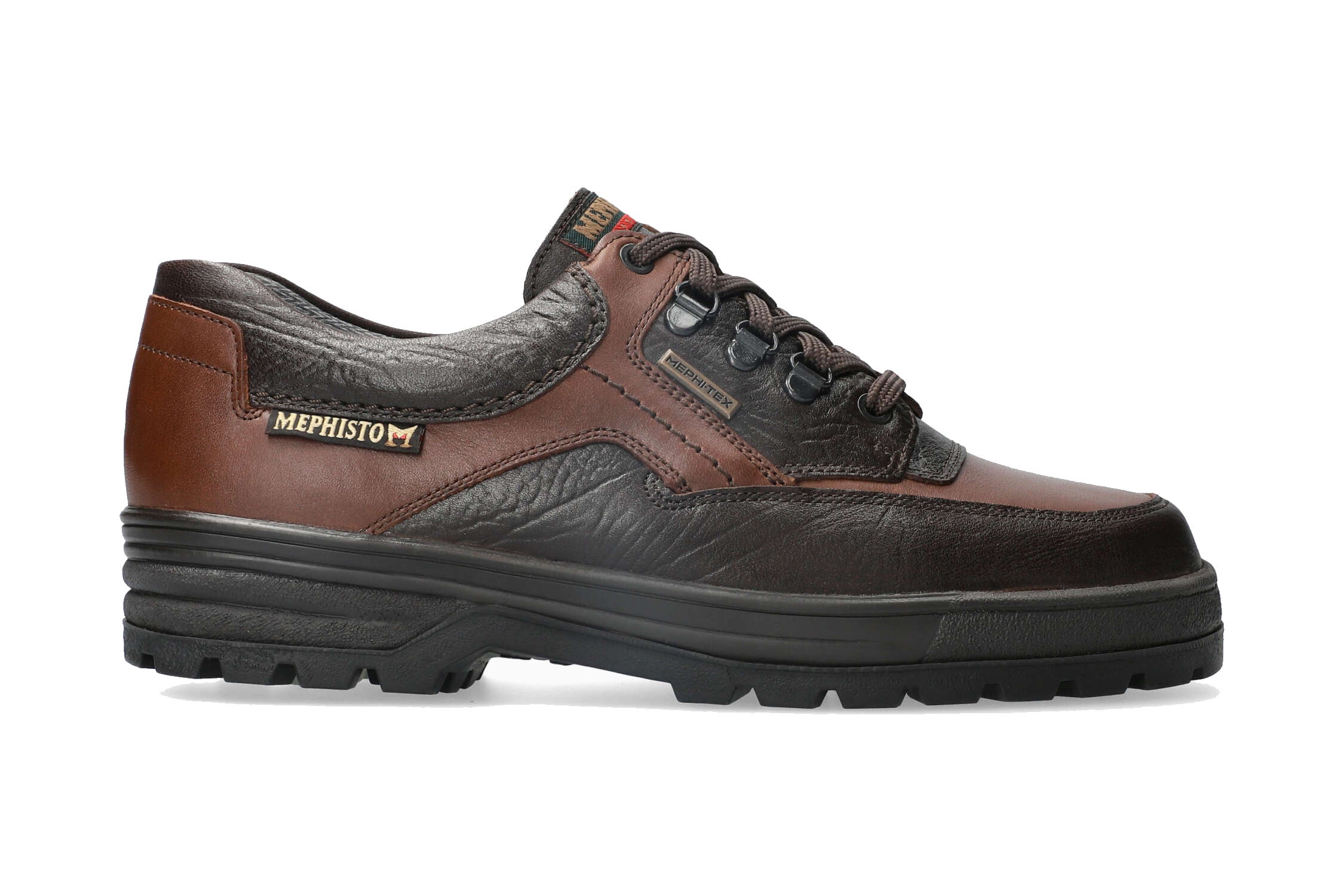 'Barracuda' Zapato con cordones resistente e impermeable para hombre - marrón