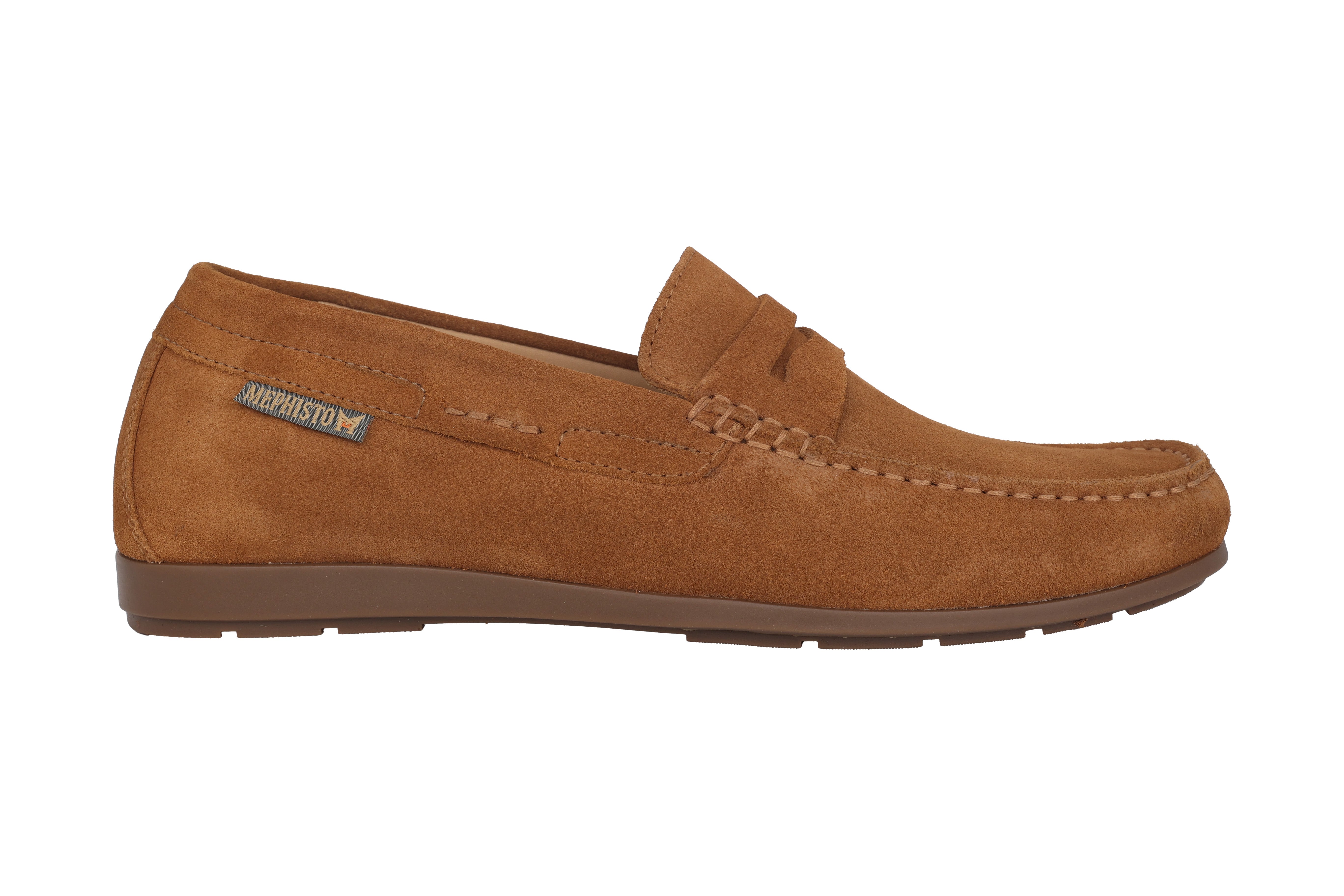 'Alyon' men's moccasin - brown suede